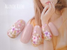 アグニークリッシェ(Agunik Riche)/【フラワーネイル】