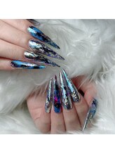 クロスネイル 渋谷店(CROSS nail)/ギラギラホイルネイル