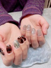 ステムネイル 下北沢(stem nail)/アシメヴィンテージ&フラッシュ