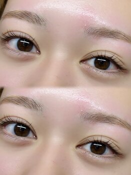 リル(Lilu)の写真/《韓国風な束感で毎日の目元をかわいく♪》第一印象は目元から！ふんわり眉＆ぱっちりまつげでモテ度UP！