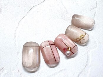 トレネイル 南流山店(TRE nail)の写真/ご新規様オフ無料/【潤艶×アートマグ】肌に馴染むトレンドカラー多数◇ドライケア込で自爪から美しく◎