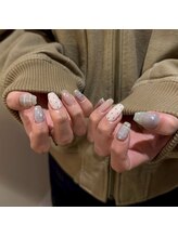 アイネイル 小倉(ai nail)/ドット×ボーダー