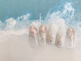 オーロラシェルネイル