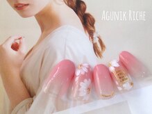 アグニークリッシェ(Agunik Riche)/【フラワーネイル】