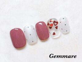 バレンタインシンプルデザイン