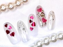 ネイルサロン ドルチェネイル 柏店(Dolce.Nail)/【ワンホンコース】ハートホロ