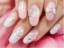 クレアーレ(Creare)/パステル　リボン&バラアート