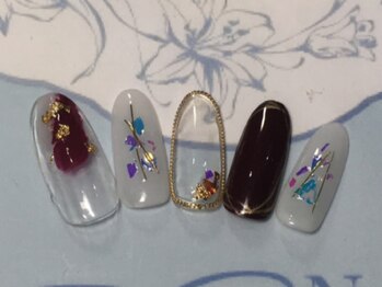 ネイルサロン リリオ(Nail Salon Ririo)/ニュアンス塗りかけネイル