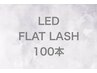 【新規】高持続◎LEDエクステフラットラッシュ100本¥6000＋tax