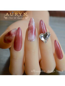 アウリン(AURYN)/4月限定monthly design No, 3
