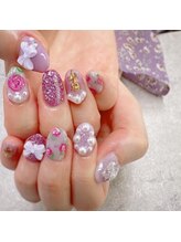 ネイルサロンファストネイルプラス 新宿店(FAST NAIL PLUS)/初夏ネイル2023【ローズ】