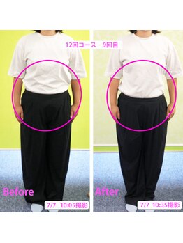 かおりビューティサロン/お腹周りスッキリ3