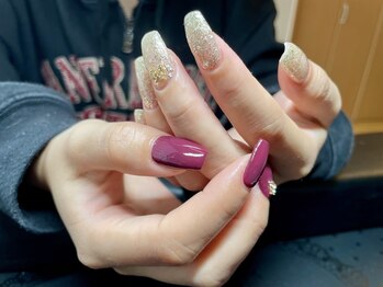 アンネイル(AnneNail)の写真/【マグネット/フラッシュネイル¥5000】フィルイン&ルミナジェルで自爪をケアしながらネイルが楽しめる♪
