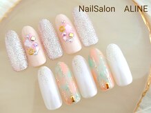 ネイルサロン アリーヌ(ＡＬＩＮＥ)/【定額】トレンドコース￥6500