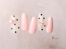 アイネイルズ 横浜EAST店(I-nails)/ピンクドットネイル