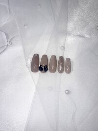 定額デザイン リボンネイル