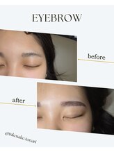 トナリ(tonari)/消えにくい眉毛 女性