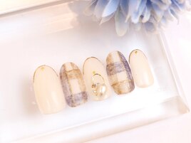 ふんわりチェック柄☆