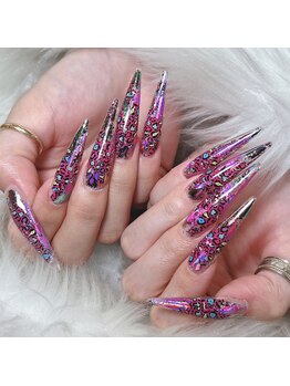 クロスネイル 渋谷店(CROSS nail)/ピンクヒョウ柄