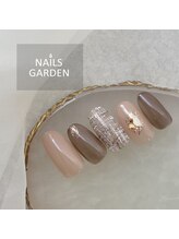 ネイルズガーデン(NAILS GARDEN)/ツイードネイル