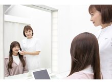 ポーラ ザ ビューティ イオンレイクタウンmori店(POLA THE BEAUTY)の雰囲気（肌分析でライフスタイルに合わせたホームケアもアドバイスします）