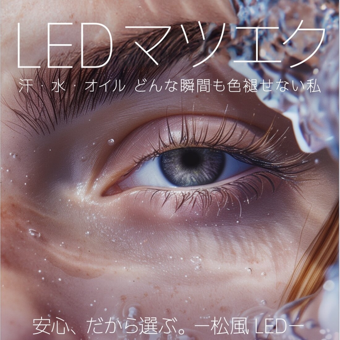 【NEW】LEDフラットラッシュ付け放題 \7400