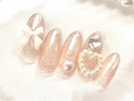 【ワンホンコース】ribbon/heart