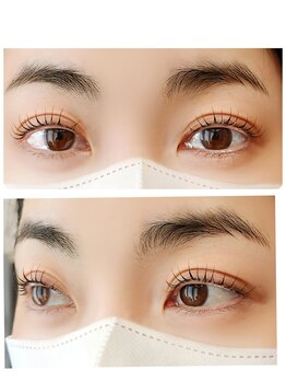 プラスイー(+e)/【まつげパーマ】大人束感仕上げ