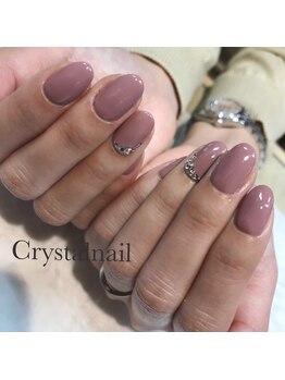 クリスタルネイル ボンベルタ橘店(CRYSTAL NAIL)/シンプルネイル