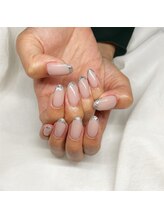 ミントリーフ バイ リート(Mint leaf by Reat)/ガラスフレンチネイル