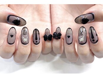 ミナミネイル(MINAMI NAIL)/ブラックリボン