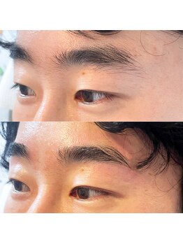 アンドスリー 原宿 表参道店(And Three)/ラインを出すと知的なイメージに