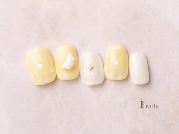 アイネイルズ 横浜EAST店(I-nails)/ドットホログラムネイル