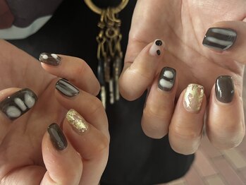 ナッピーネイル(NAPPY NAIL)/Mデザインコース¥8700オフ代別