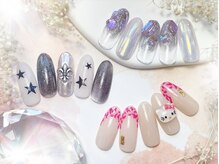 エスフィーネイルサロン リシェル(Esfy nailsalon Richer)/6月ワンホンアートデザイン