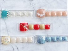 シェリー ネイル(Cherie Nail)の雰囲気（8月【フット】シンプルコース(アート２本)￥６，９００）