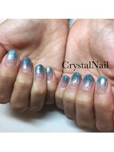 クリスタルネイル ボンベルタ橘店(CRYSTAL NAIL)/ラメグラデ