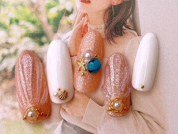 ネイルサロンフォーユー(for u)/キラキラうろこ♪８９８０