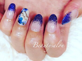 お客様ネイル　フラワーアート