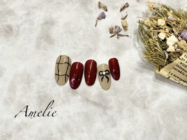 リボン/チェック