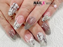 ネイリックス 栄ガスビル(NAILX)/ツイードネイル♪