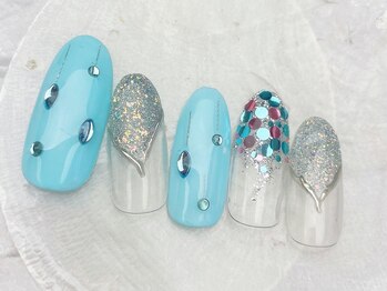 ネイルサロンフォーユー(for u)/梅雨ネイル￥6980