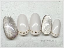 プチムトン 鶯谷店(petit mouton)/【シンプル大人ネイル】