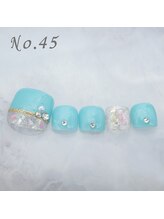 はあとねいる 大阪福島店/フットネイル：No.45