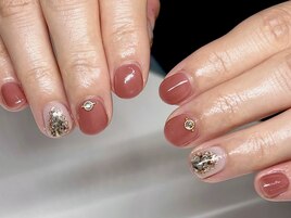 シックなニュアンスネイル¥11000