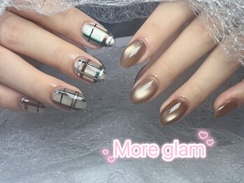 モアグラム 池袋東口店(More Glam)/チェックネイル
