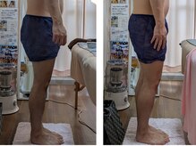 紬(TSUMUGI)/お腹が硬いと膝が曲がります