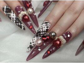バレンタインネイル　担当：粥川