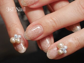 スリーネイル(3sT.Nail)/パールビジュー
