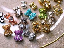 長さだし/フィルイン/持ち込み　tamaco_nail 旭川【タマコネイル】【2/26 OPEN予定】/くまちゃんのパーツ